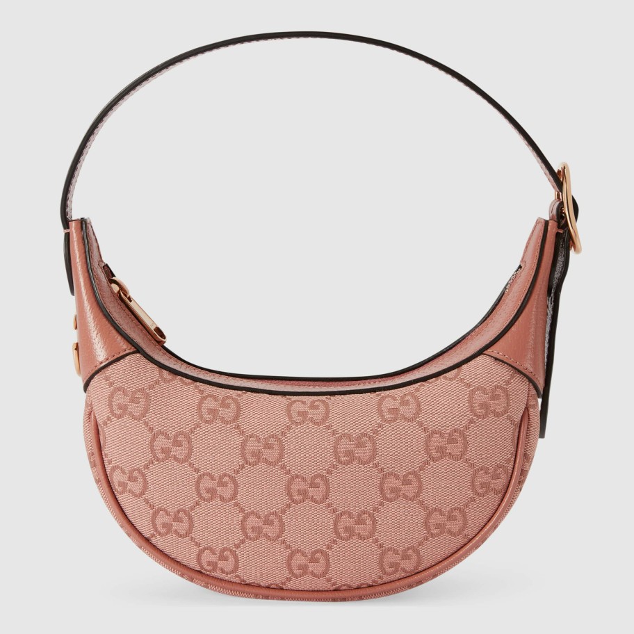 Femme GUCCI Mini Sacs | Mini Sac Ophidiagg Toile Rose